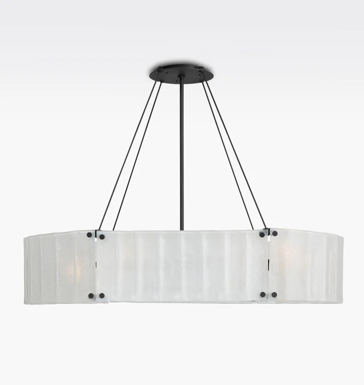 Willamette Glass Linear Chandelier 48'' - Image 3
