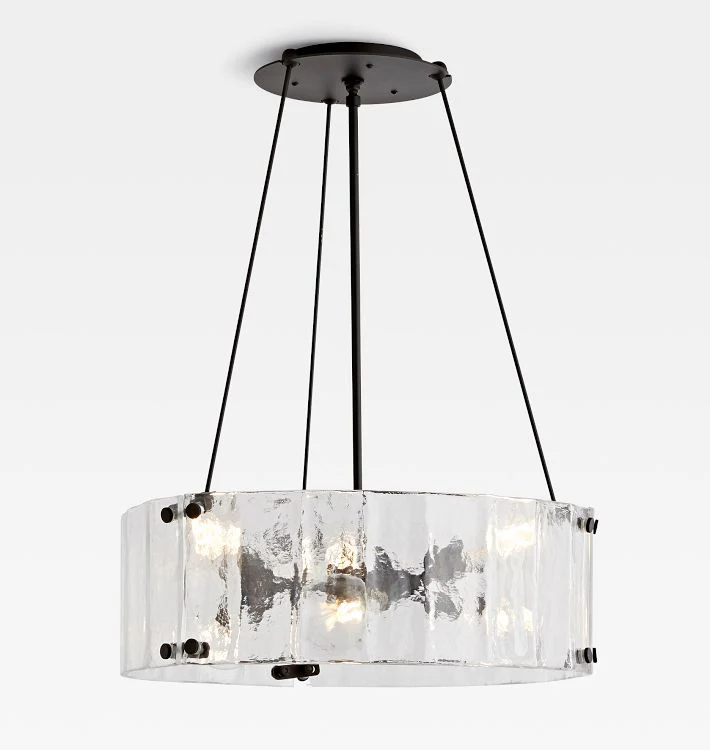 Willamette Glass Round Chandelier 24‘’ - Image 3
