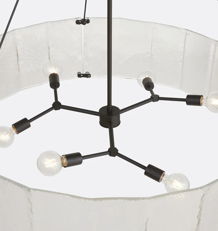 Willamette Glass Round Chandelier 48'' - Image 10