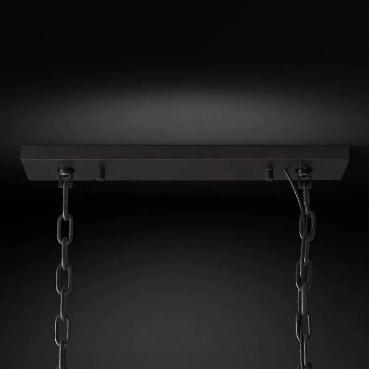 Zella 2-Tier Rectangular Chandelier 40"W - Image 5