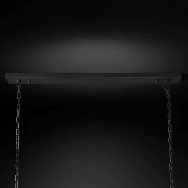 Zella 2-Tier Rectangular Chandelier 72"W - Image 5