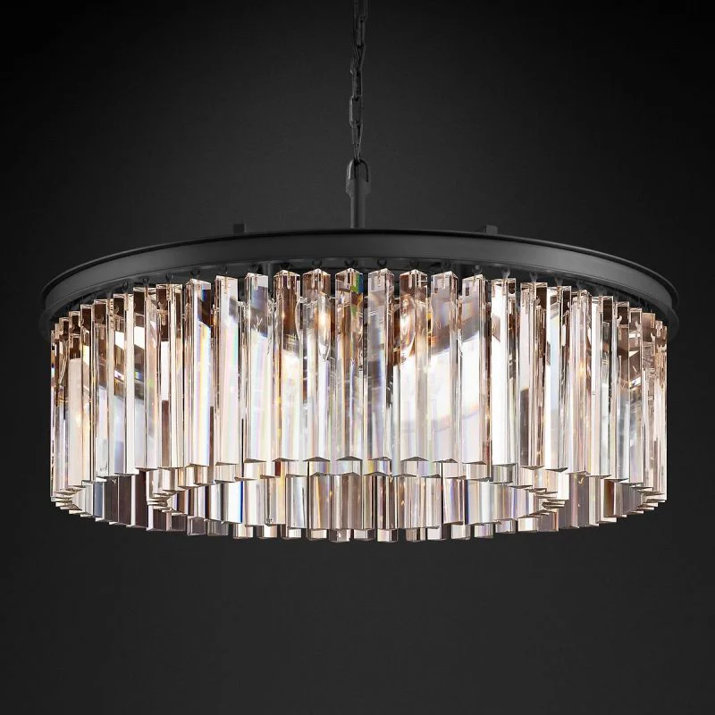 Zella Single Layer Round Chandelier - Image 3